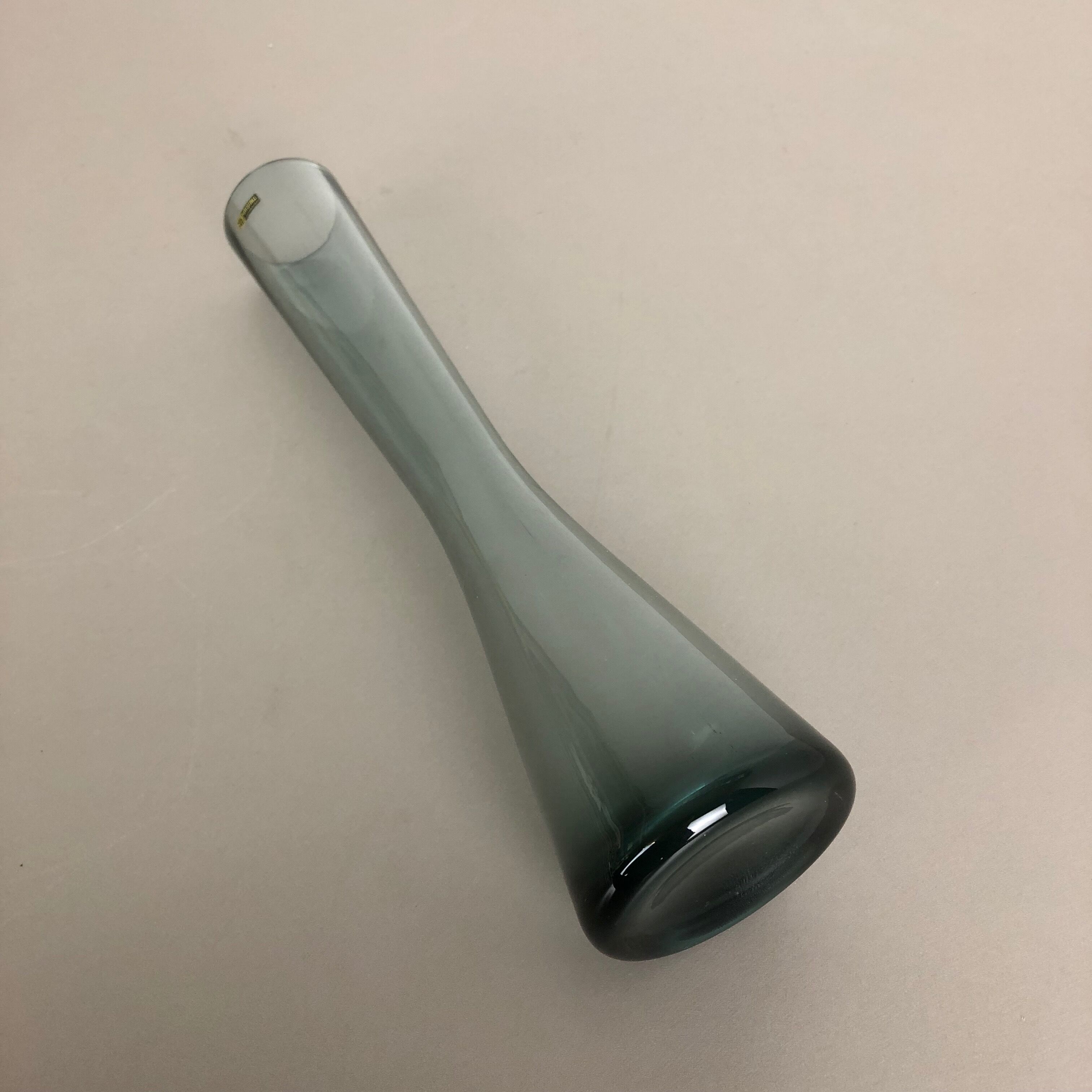 Large Vintage 1960s Turmalin Vase by Wilhelm Wagenfeld for WMF, Germany Bauhaus