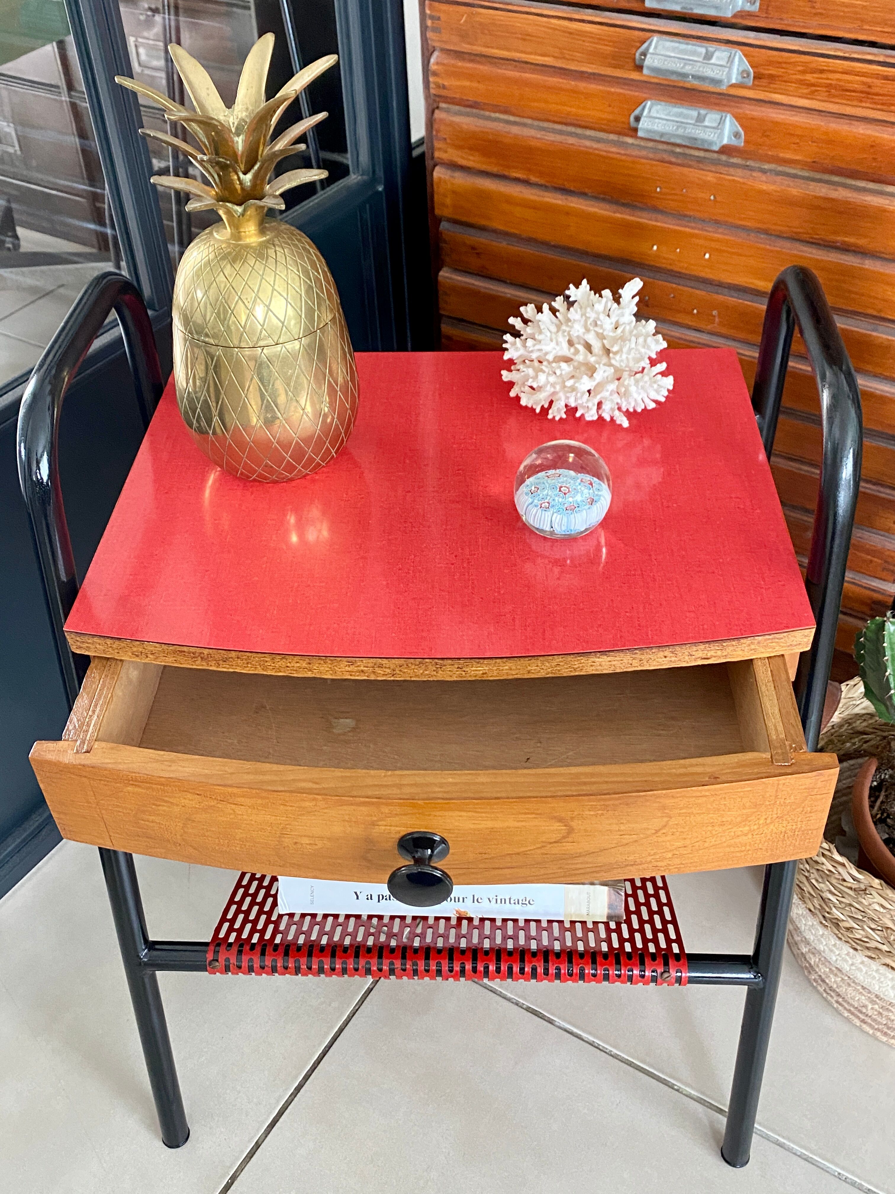 Vintage Hitier bedside table