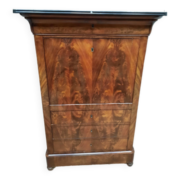 Secretaire Louis Philippe en acajou