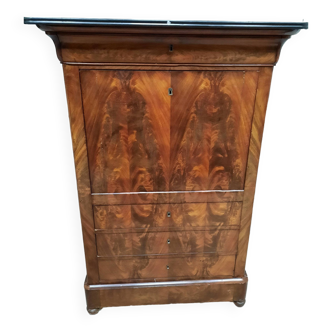 Secretaire Louis Philippe en acajou