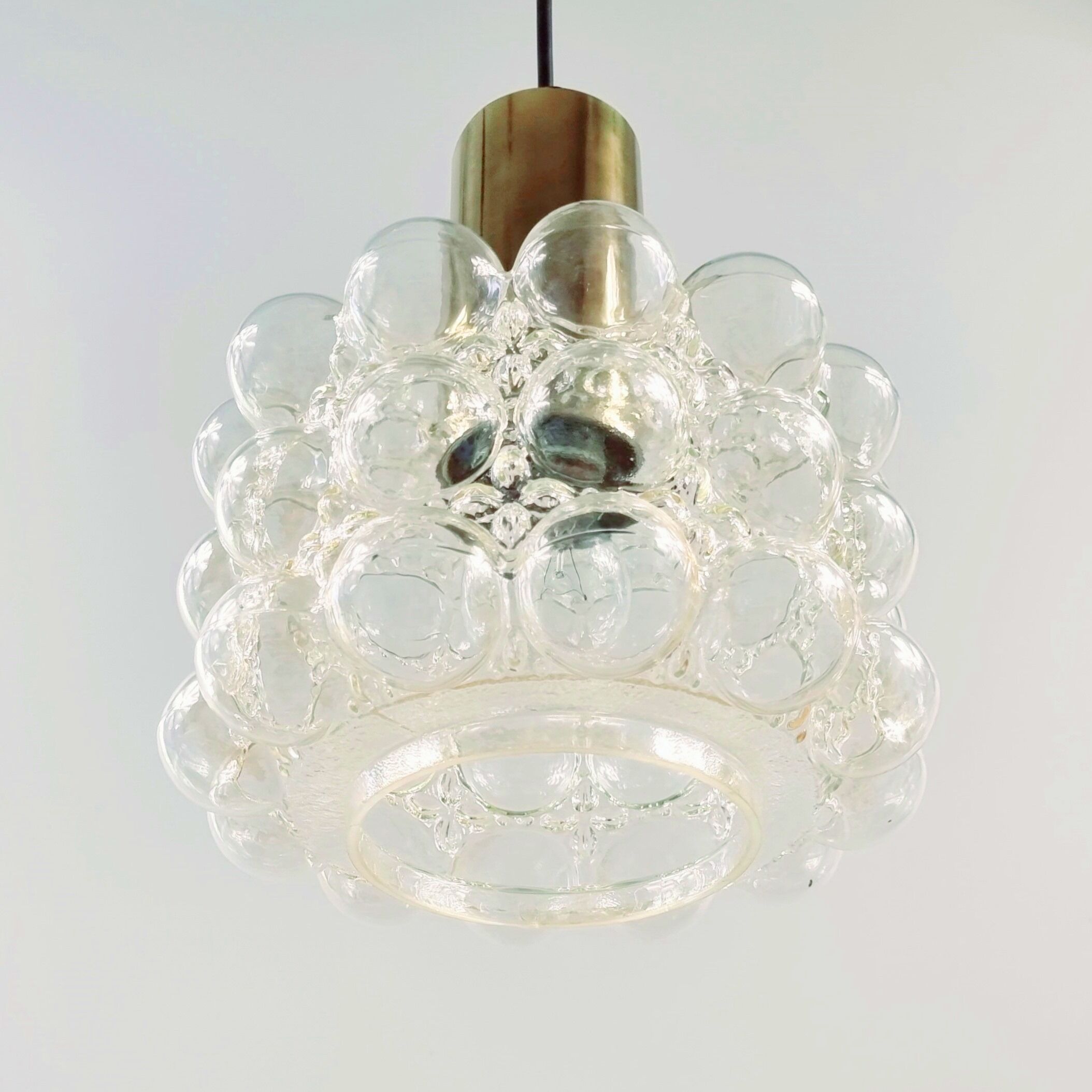 Mid-Century Modern Bubble Glass Ceiling Lamp by Helena Tynell for Limburg, Germany, 1960s