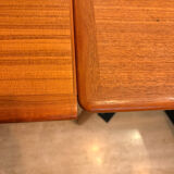 Table extensible vintage, deux rallonges