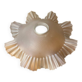 Serrated glass light fixture, 1930