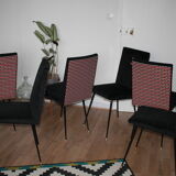 6 chairs 50s/60s restored