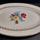 Sarreguemines oval dish early 20th century