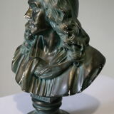 Molière bust in plaster