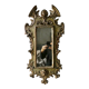 Mirror with cherub head in gilded wood, Venetian baroque style