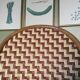 Chaise de bistrot  bambou et plastique