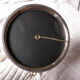 Lampe vintage chrome et globe tulipe verre Clichy