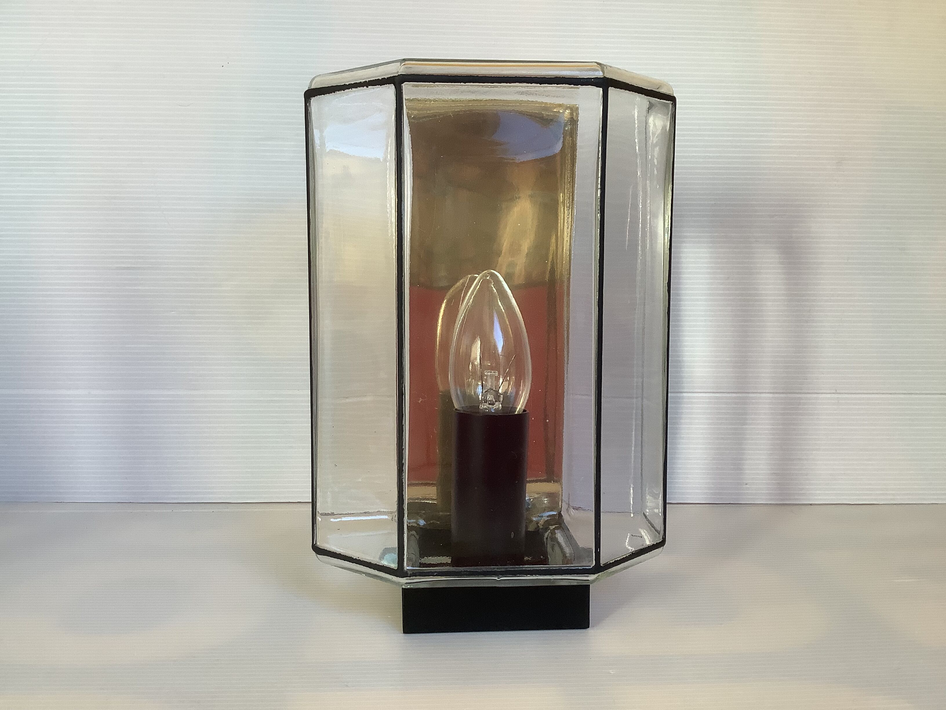 Limburg Glashutte modernist wall light