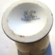 Art deco shell, fine mustard porcelain floral signed limoges