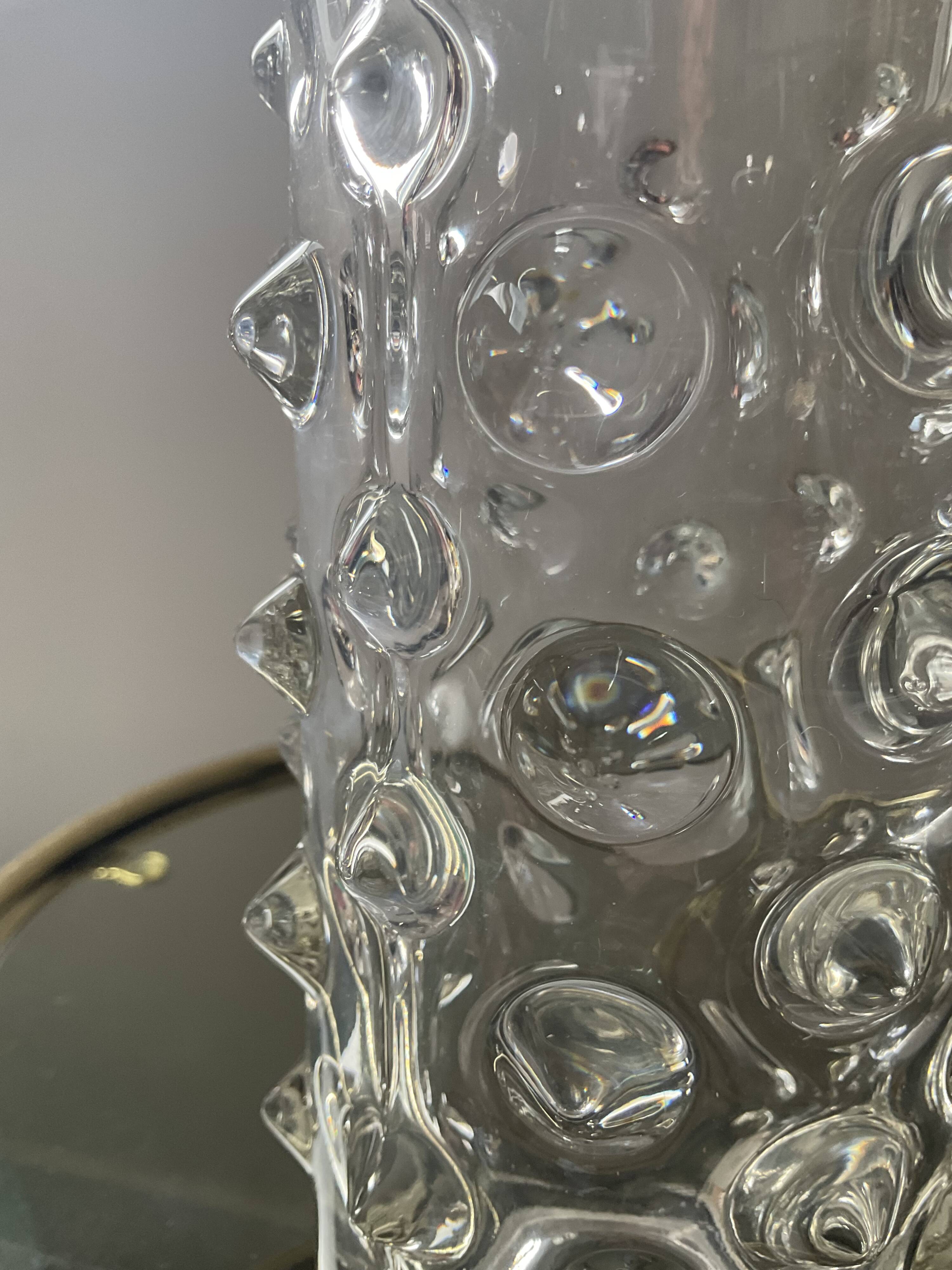 Vintage glass paste vase