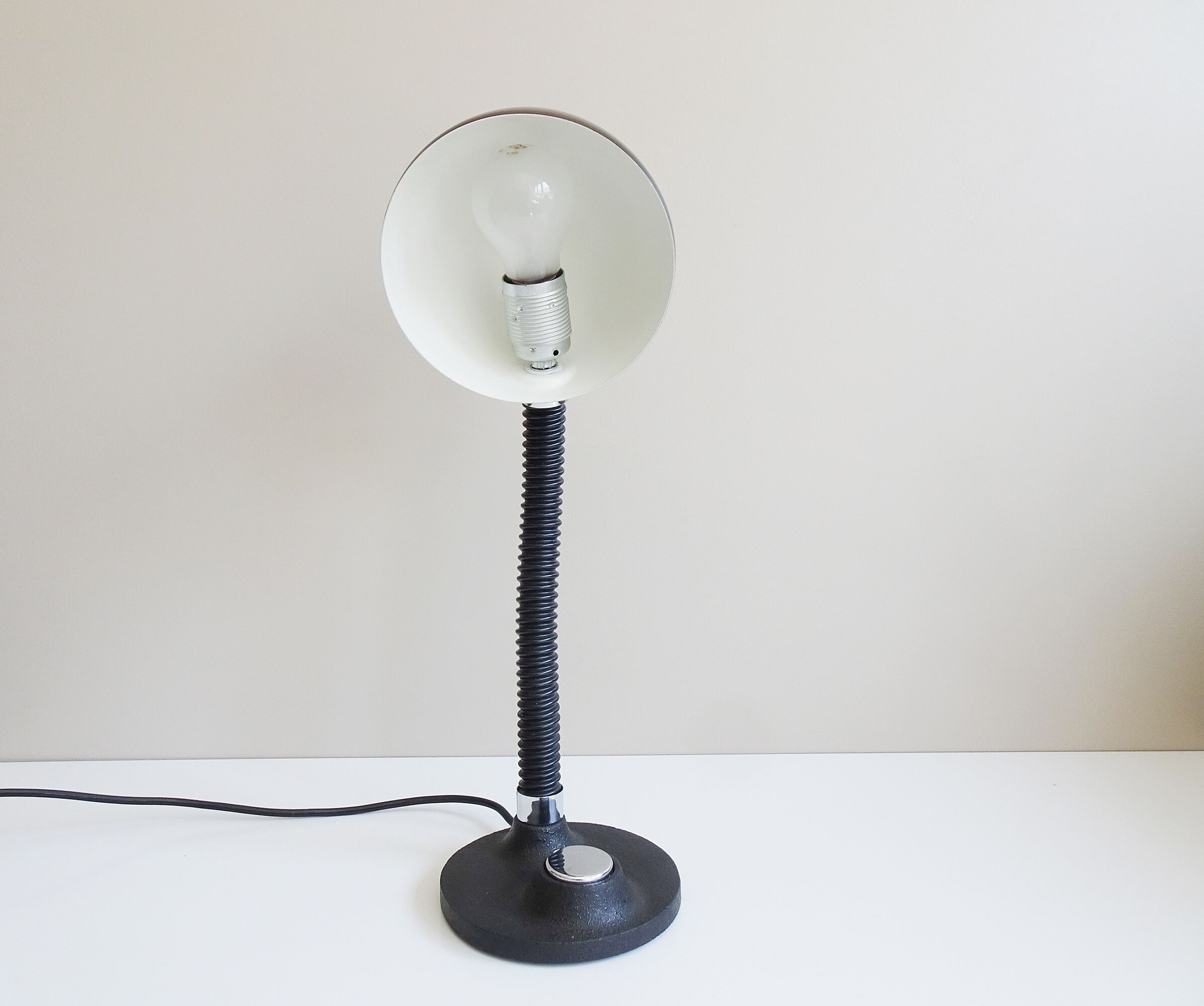 Black desk lamp from