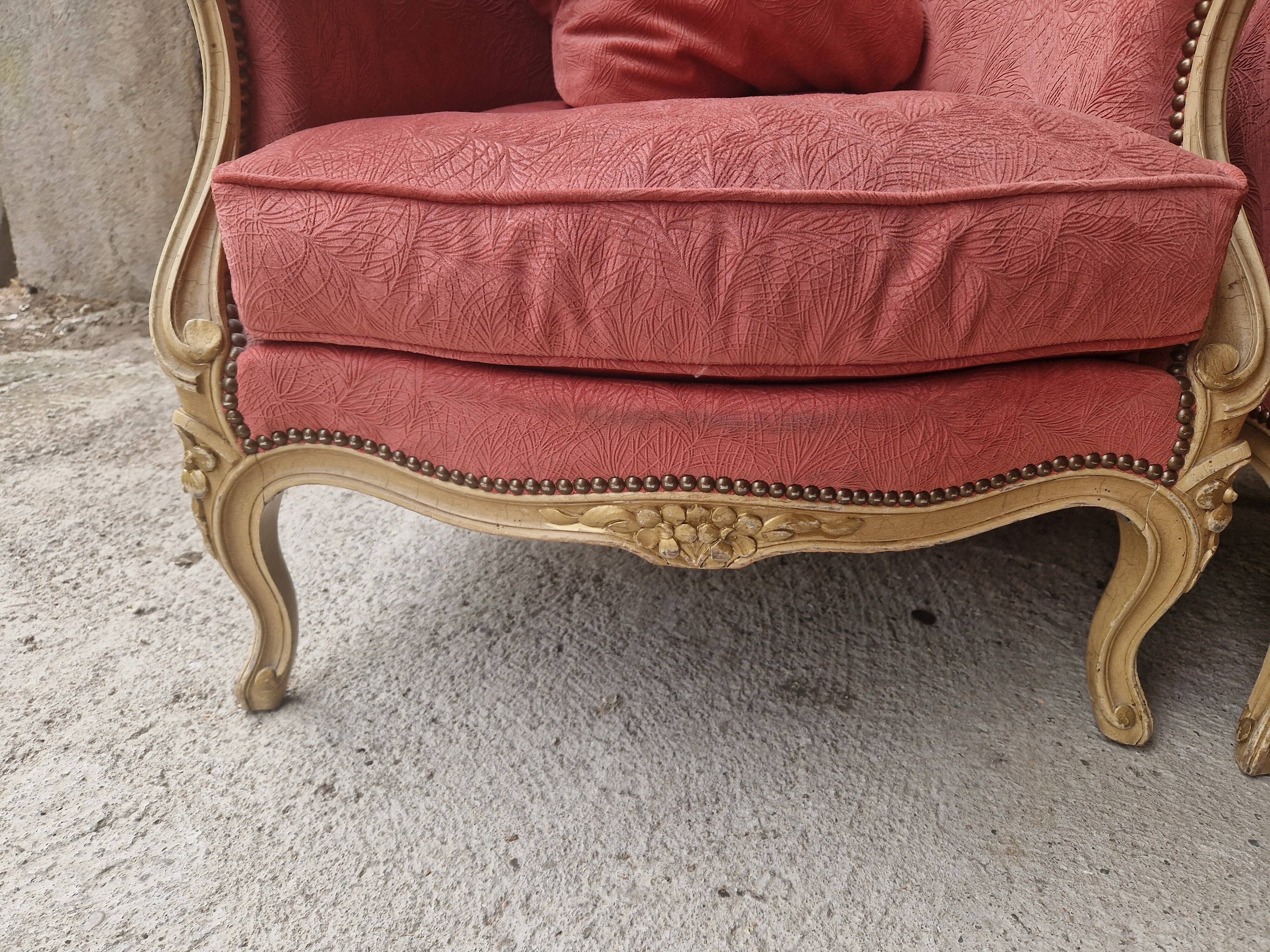 Bergère de style Louis XV