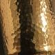 Yellow copper vase signed gbn art deco