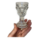 Pair of liqueur glasses 1900 known as "trompe couillon"