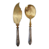 Art deco ice cream cutlery set