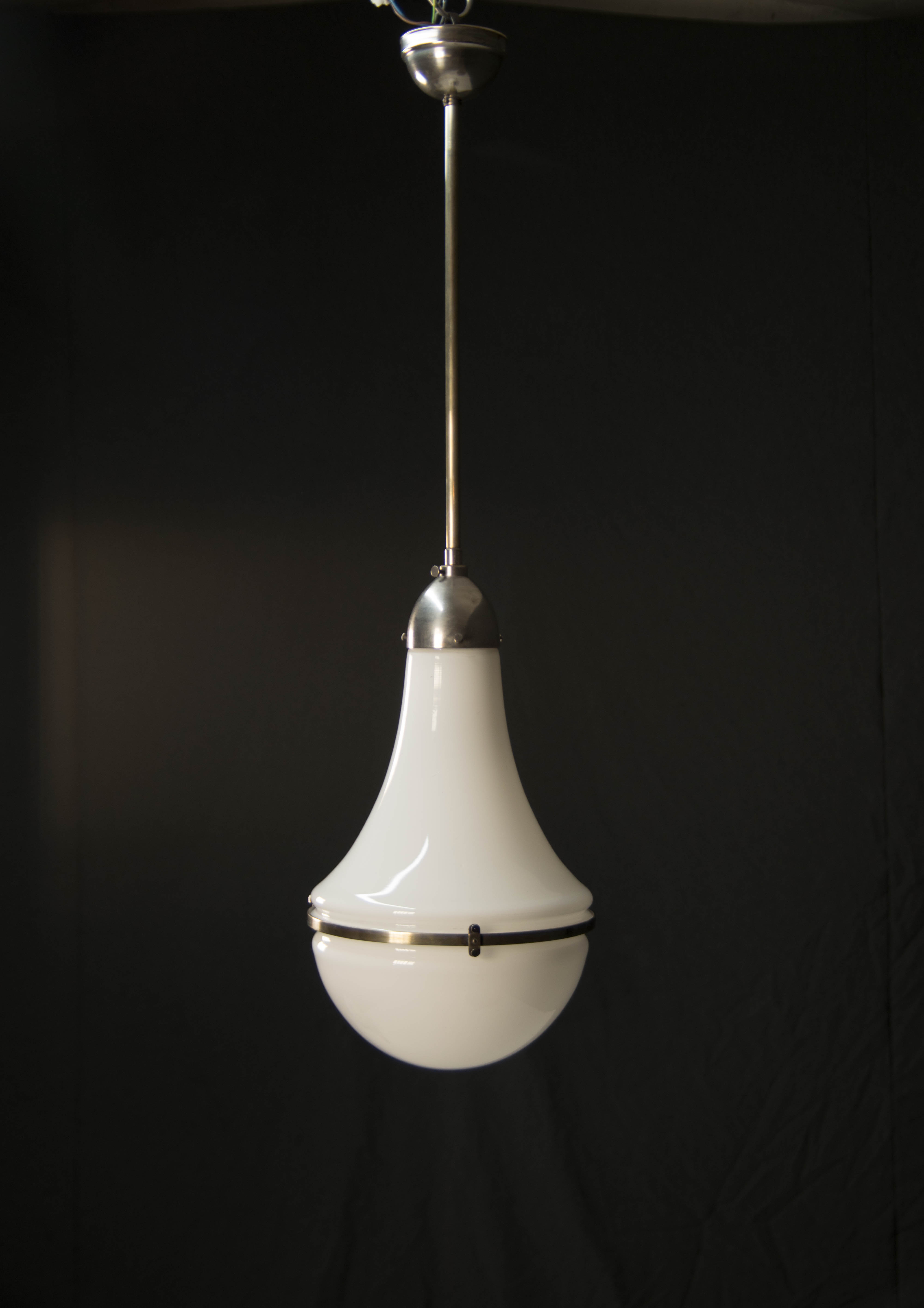 Pendant light with adjustable height by Peter Behrens, 1910s