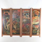 Set of 4 wall panels