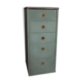Chiffonnier rangement bureau relooké
