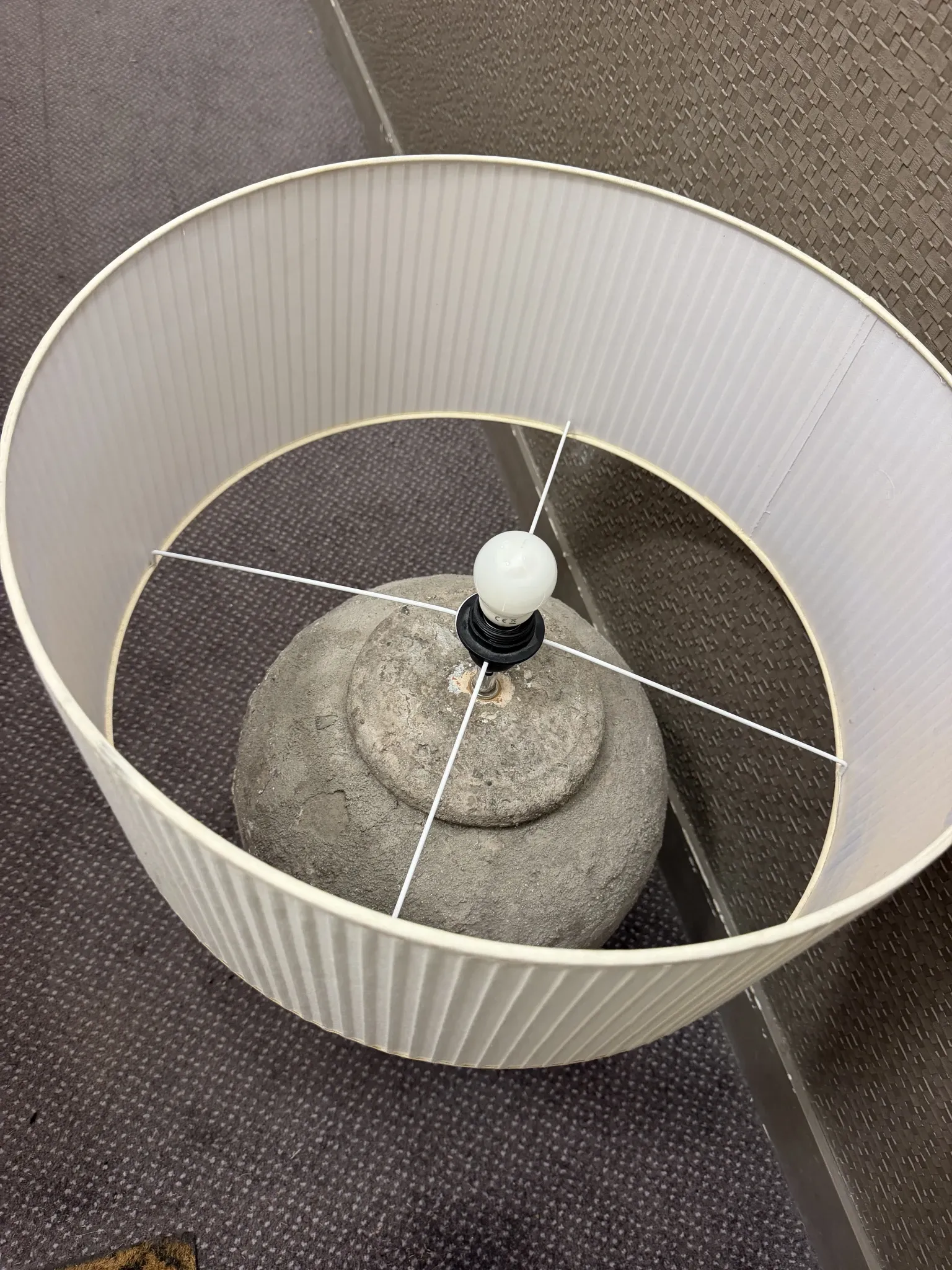 Old jar lamp