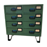 Industrial cabinet with drawers