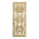 1970s Turkish Hand-Knotted Wool Cotton White Runner Rug 120X314