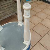 Paire de tabourets poufs anciens style louis xvi
