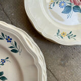 9 plates Sarreguemines