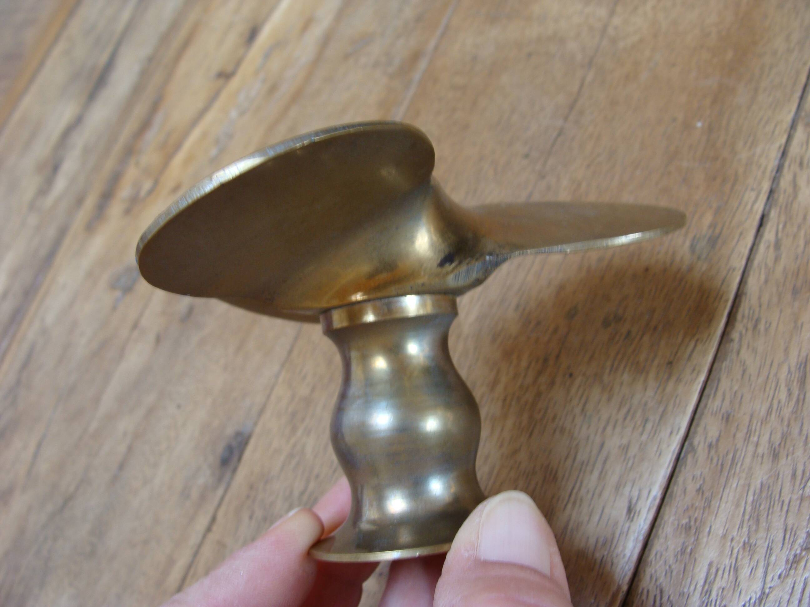 Vintage propeller candle holder