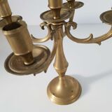 Antique brass candlestick 4 branches