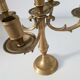 Antique brass candlestick 4 branches