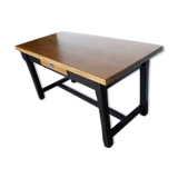 Table de ferme vintage relookée
