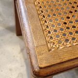 Pair of old caned chairs