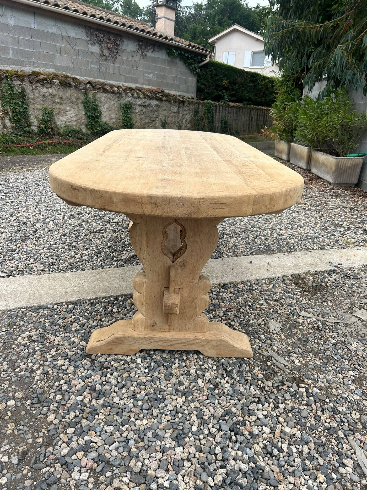 Table monastère chêne massif