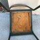 Lot 6 stackable chairs school stella tube/wood