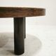 Table basse ronde herbier Roger Capron 1960