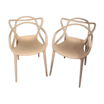 Chaises Masters de Philippe Starck édité par Kartell