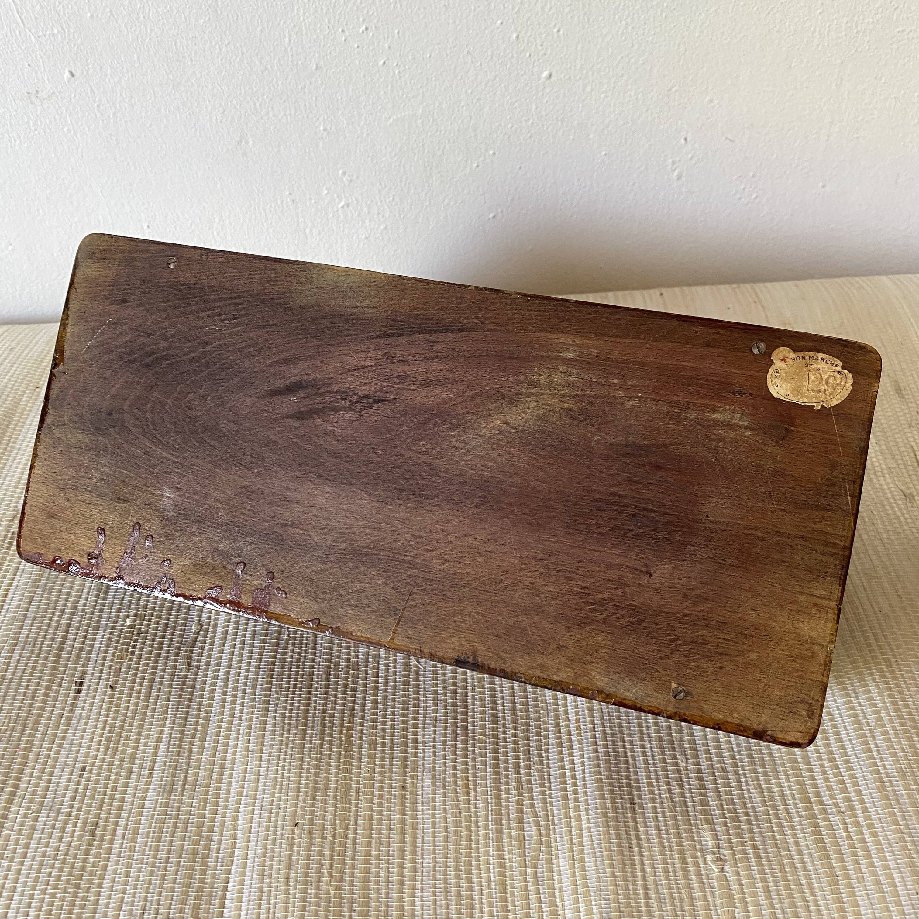 Porte lettres, porte courrier en bois Au bon Marché, Paris
