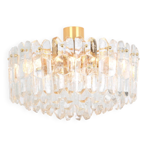 Lustre en laiton doré