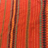 Beautiful Polish Folk Rug, Bedspread From The 1960s, Natural Wool.