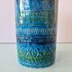 'Rimini Blu' series ceramic vase by Aldo Londi for Bitossi, Italy 1960's