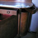 Commode en loupe d'orme 1900