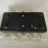 Small rectangular glass flush mount ceiling or wall lamp vintage