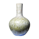 Vintage Jingdezhen Zhi porcelain globular vase with crystalline glazes.