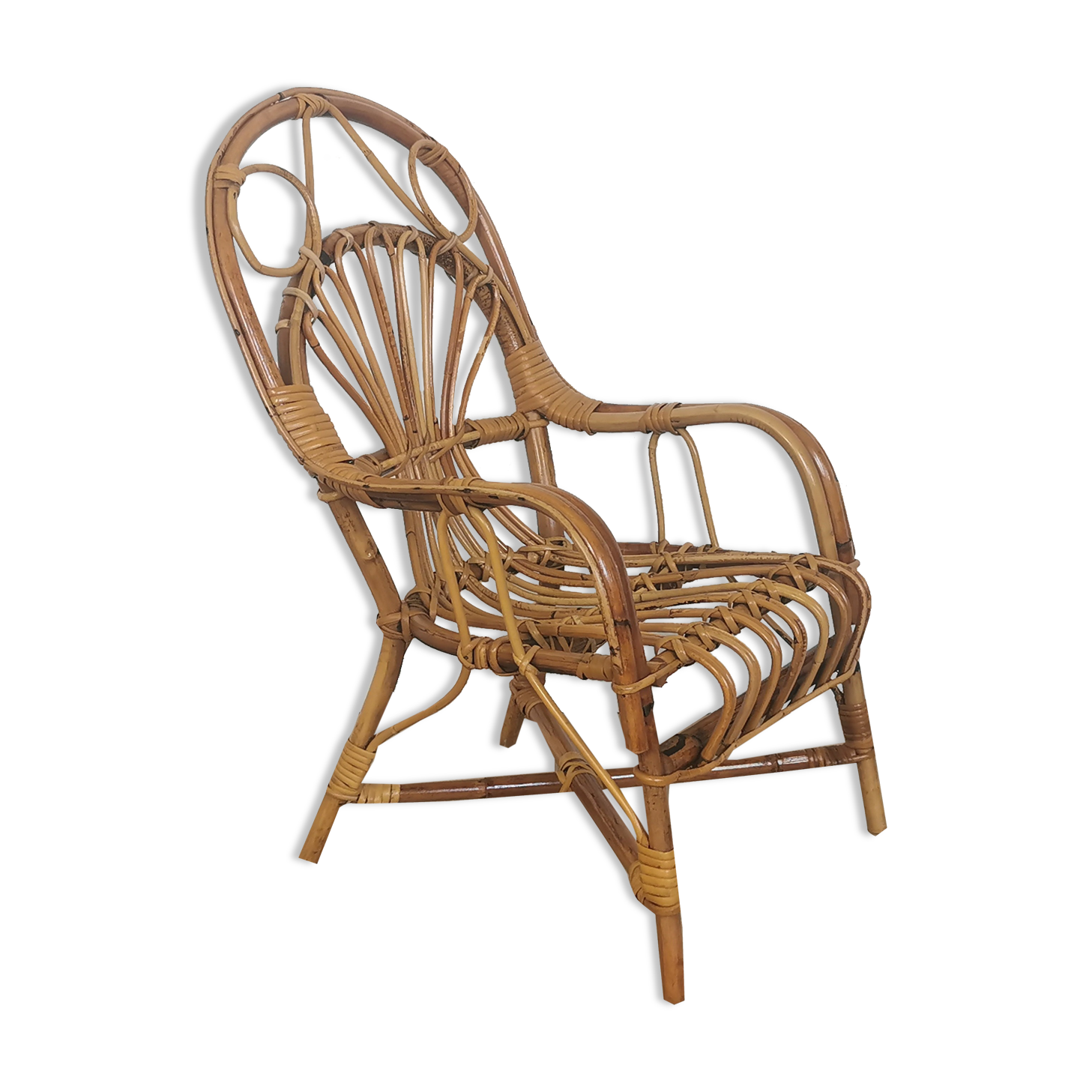 Children's rattan chair