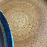 Série de 6 assiettes plates en grès vintage modèle Meylan