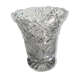 Bohemian crystal vase from the 60s and 70s