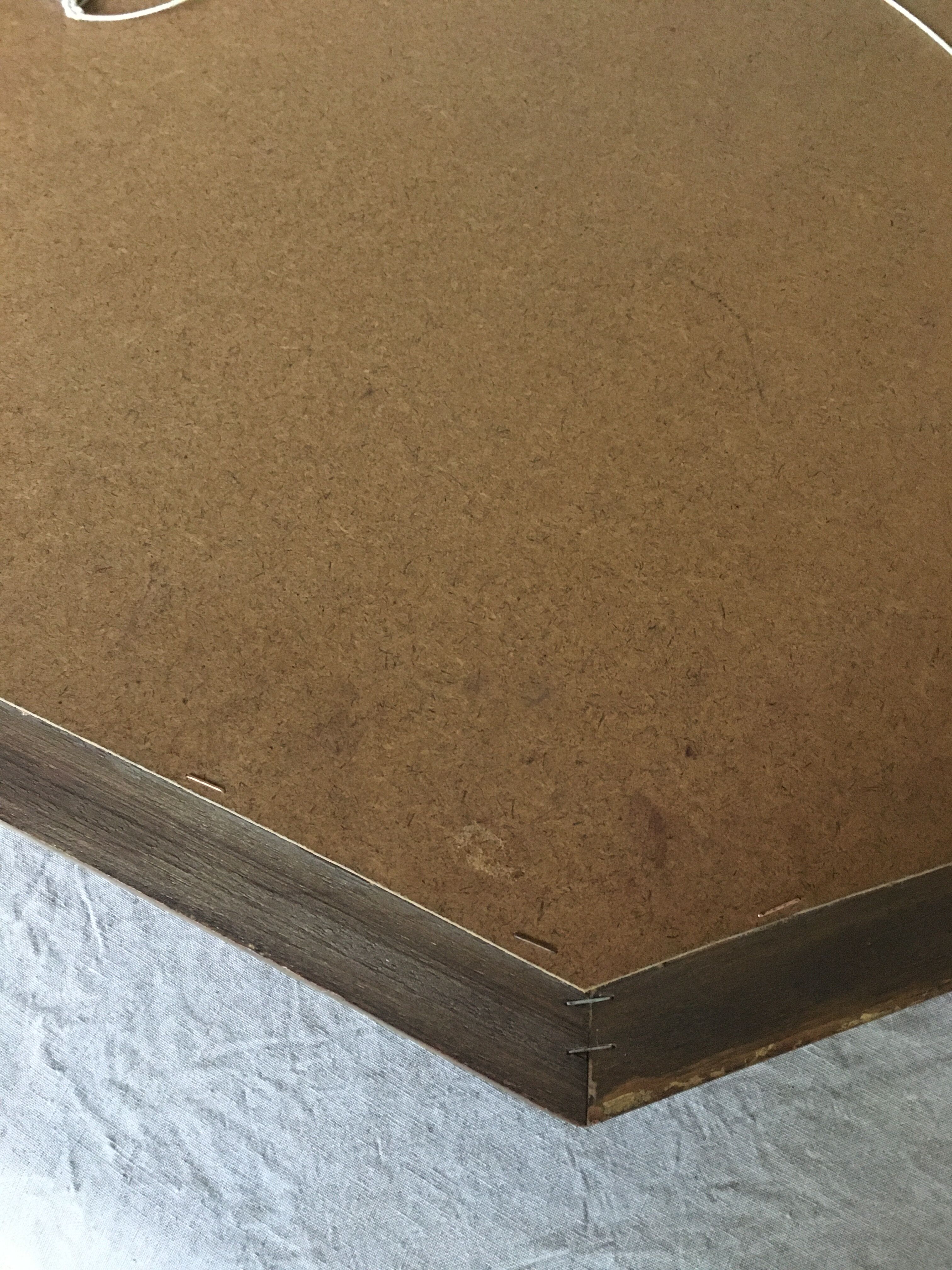 Octagonal mirror 78x58cm