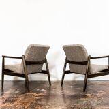 Mid-century Armchairs GFM-64 by Edmund Homa, Poland, 1960's, set of 2